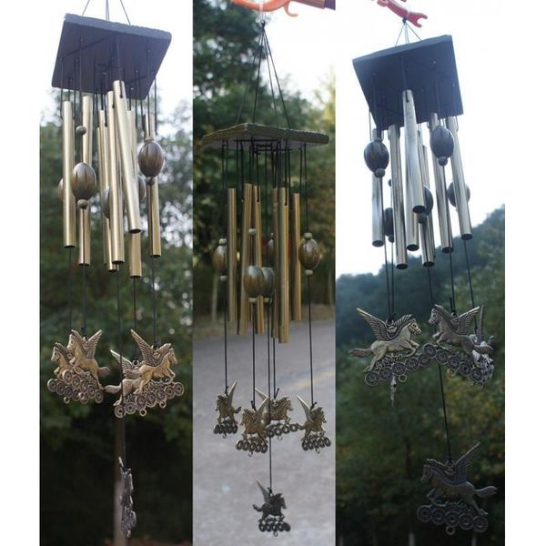

deep relaxing 8 tubes windchime chapel bells horses wind chimes room decor