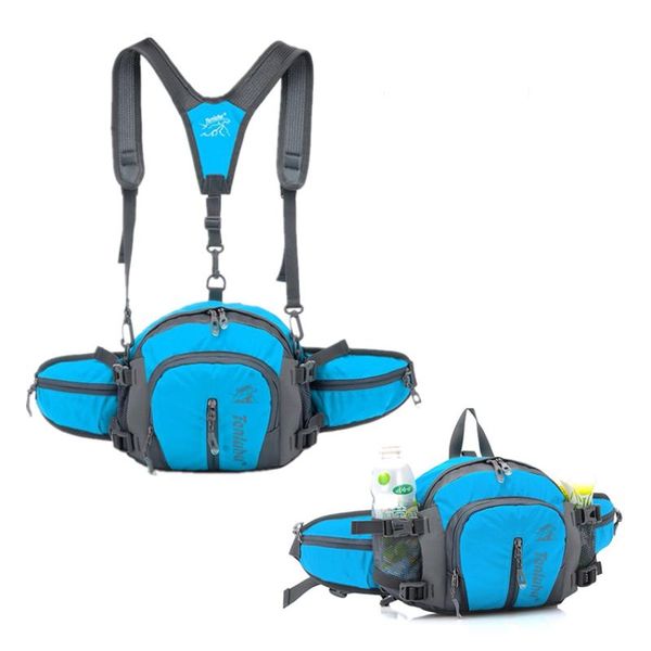 

5 in 1 waist pouch cycling mini backpack colorful bicycle bag outdoor sport running hiking riding camping bags bike backpack