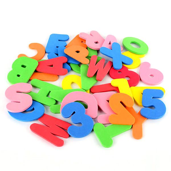 

36pcs non-toxic bathtub baby letters and numbers soft toy educational bath learn foam colorful self-adhesive body shapewear