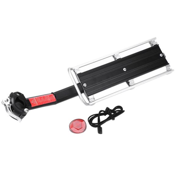 

bicycle rear seat bracket aluminum alloy bicycle weight carrying shelf outdoor carrier bracket quick installation and