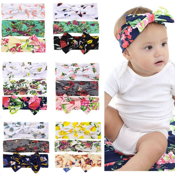 

3шт мода печати бантом эластичные детские повязки лук волос группа дети мальчик девочка тюрбан голова обернуть аксессуары для волос, Slivery;white