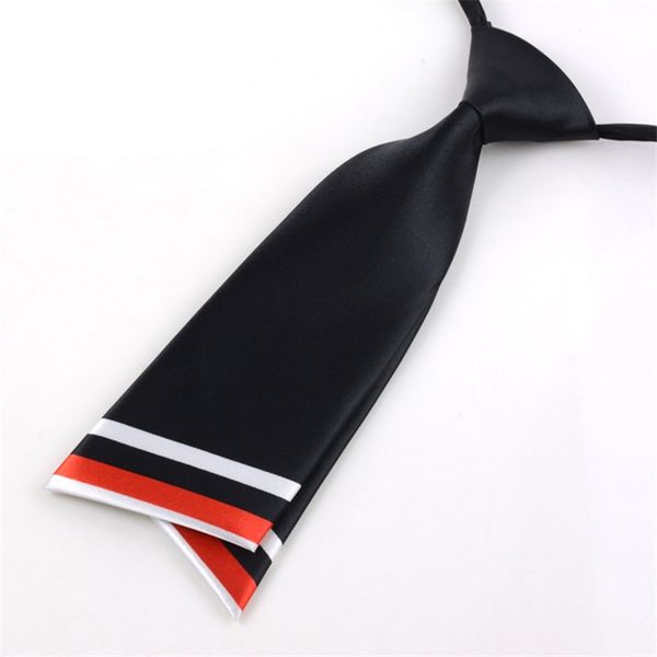 

hooyi women fashion cravat shirt neck tie business ties party ascot, Black;blue