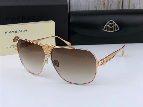 

luxury men glasses the defiant brand designer sunglasses square k gold frame high-end outdoor uv400 eyewear, White;black