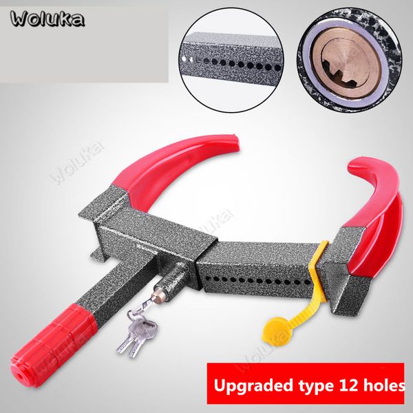 

wheel lock 12 holes car tire lock upgraded thick clip type anti-theft locking copper core anti-rust for big type car cd50 q01