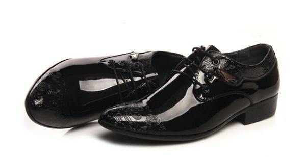 

send 2018 spring new style formal wear pointed end fashion men's shoes @02, Black