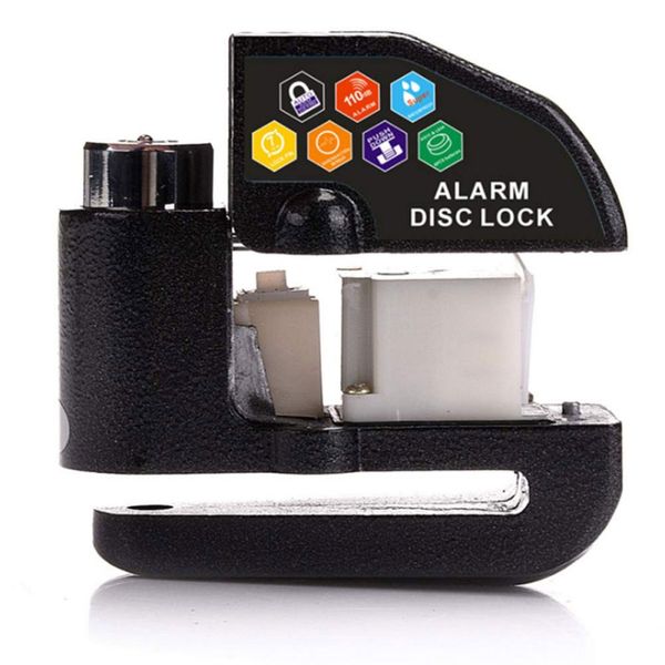 

durable motorbike anti-theft alarm wheel disc brake security safety siren lock