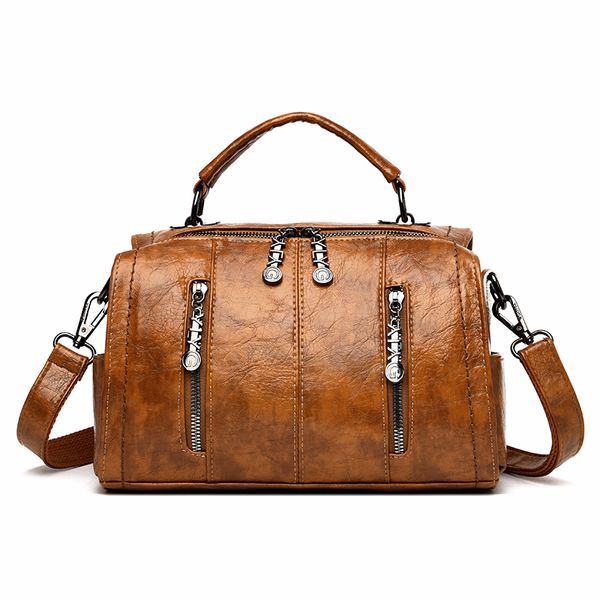 

handbags multifunction women bags vintage soft leather shoulder bag female bolsa feminina casual tote bag 2020