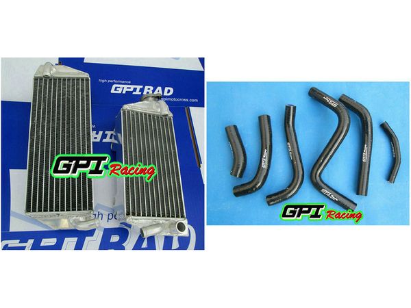 

aluminum radiator + hose for rmz250 rmz 250 2013-2015 2014 13 14 15 rh&lh gpi high-per