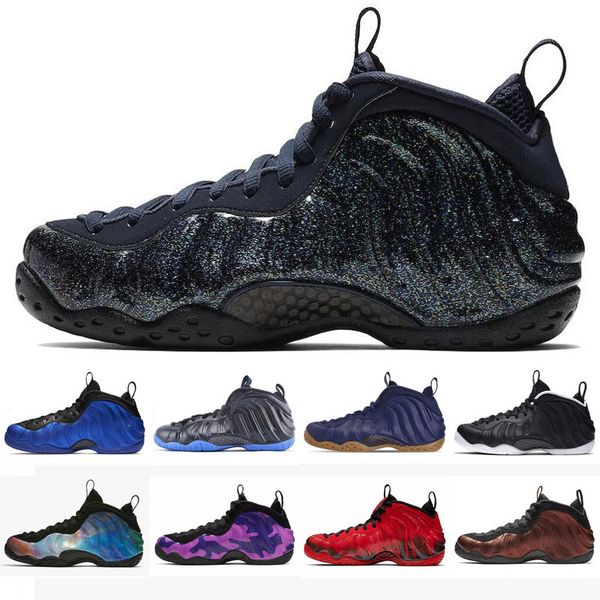 

penny hardaway kids mens basketball shoes cny floral fleece habanero red sequoia eggplant rust pink foam sports sneakers ing, Black