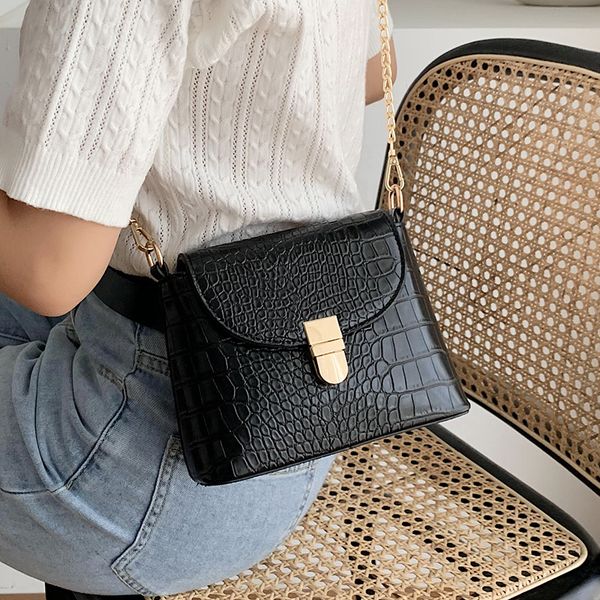 

mashoukang stone patent crossbody bags for women 2020 small handbag small bag pu leather hand bag ladies chain designer bags