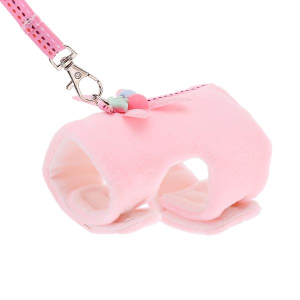 

soft small animal pet hamster ferret chinchilla harness vest leash lead