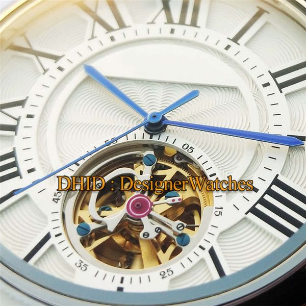 

роскошные мужские часы real tourbillon механические автоматические часы 43 мм из нержавеющей стали 316l корпус кожаный ремешок writwatches, Slivery;brown