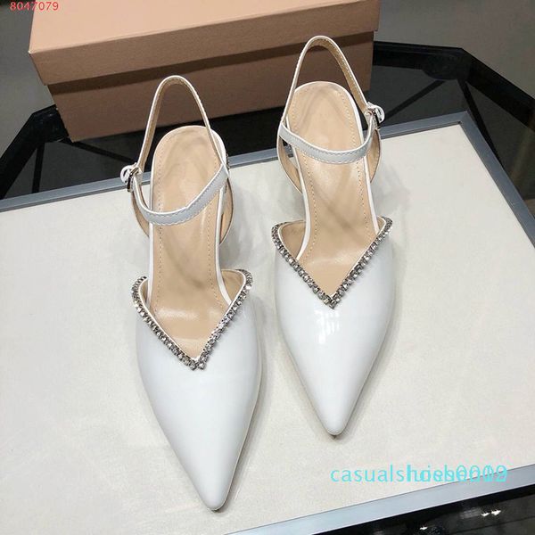 

women luxury shoes low heels 4.5cm summer slippers genuine leather designer office sandals classic women single 35-40 l12, Black