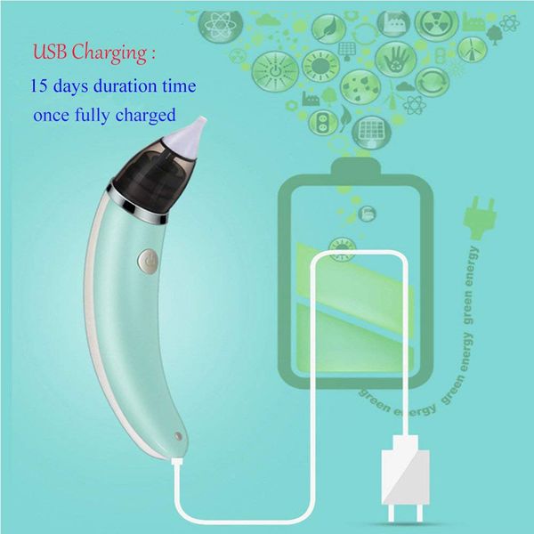 

baby nasal aspirator electric safe hygienic nose cleaner with 2 sizes of nose tips and oral snot sucker for newborns boy girls