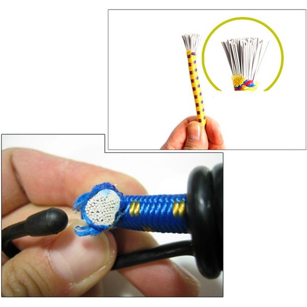 

3pcs/set elastic accessories rope buckle tent line outdoor camping with hook sports binding fixed pull straps awning