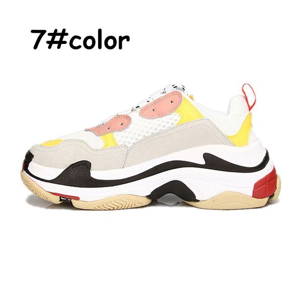 

new triple s designer shoes sneakers for men platform black white gray red pink women mens trainers fashion casual dad shoes size 36-44