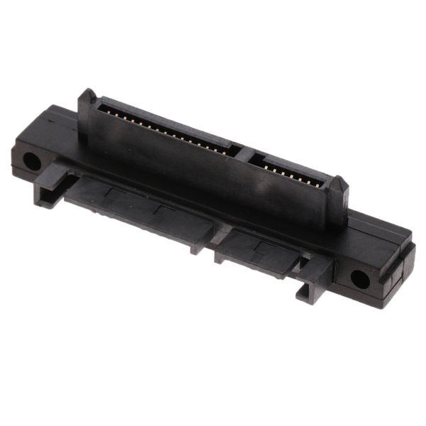 

90° right angled sata 22pin 7+15 male tofemale extension convertor adapter