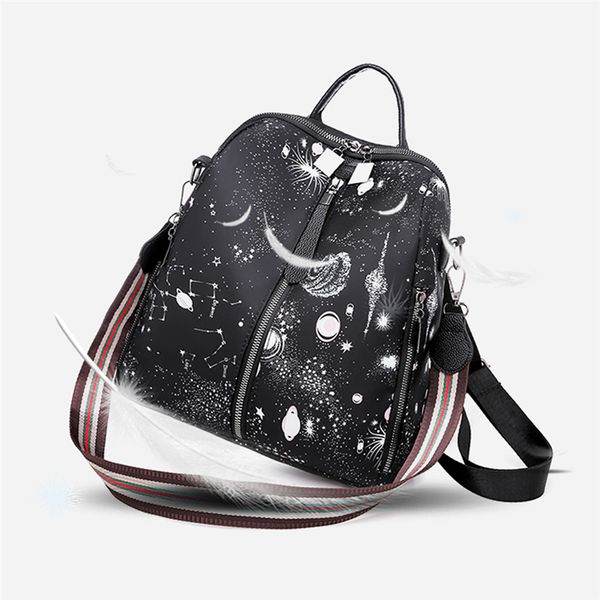 

duopindun bolsa escolar женский противоугонный рюкзак высокое качество оксфорд ткань лоскутное водонепроницаемые женские сумки на ремне боль