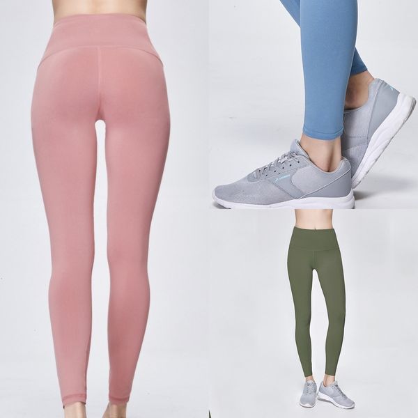 

2020 wee leaf yoga pant new women's solid color strethcy fitness leggings tight sports patchwork yoga pants, White;red