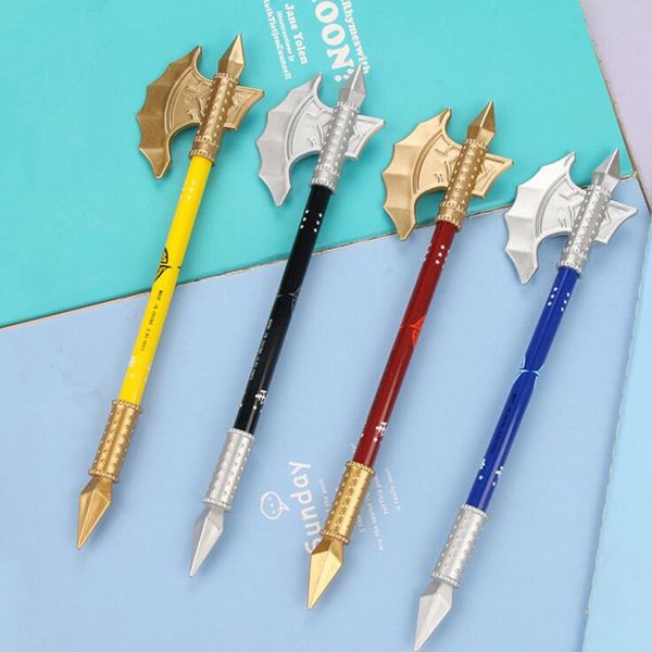 

1 piece lytwtw's stationery office school supplies creative cute darts axe style gel pen gift handles