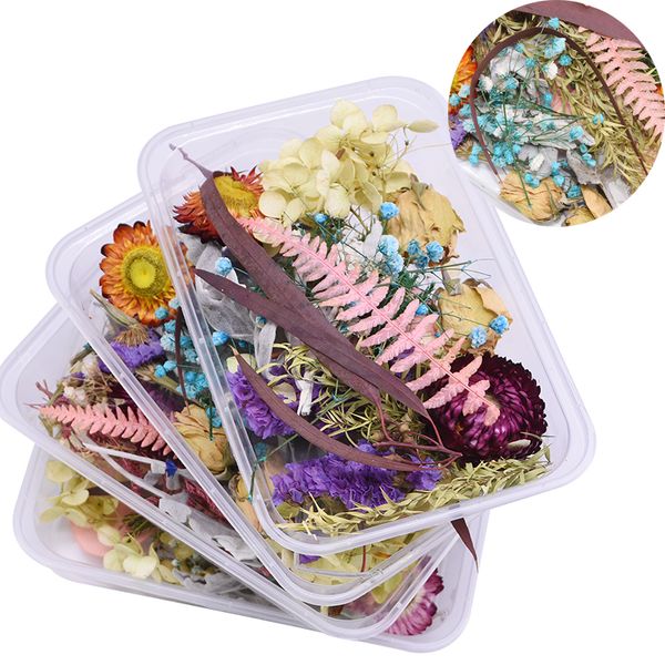 

1box mix real dried flower plant natural floral for diy nail aromatherapy candle making epoxy resin pendant jewelry craft supply