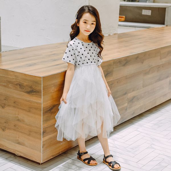 

children clothing girls dress summer princess costume new korean-style fashion casual dress, Red;yellow