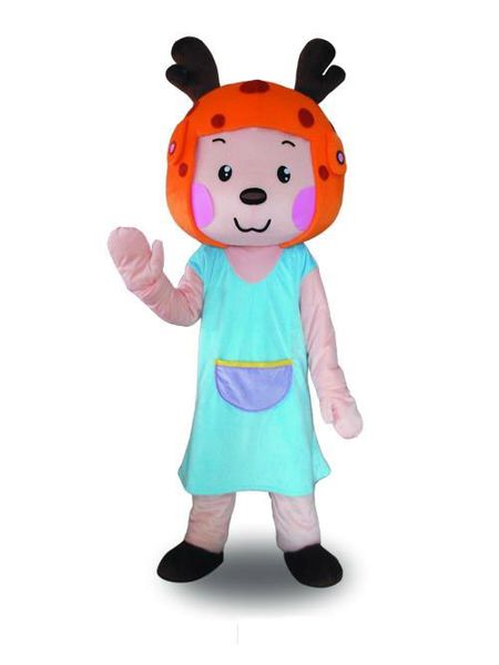 2019 de alta qualidade hot baby mel joaninha Fancy Dress Adulto Animal Mascot Costume frete grátis