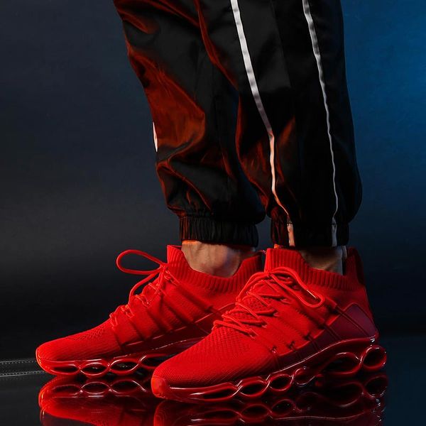 

cushion sock sneakers men running shoes men sport shoes man red sports trainers summer basket training footwear race a-373