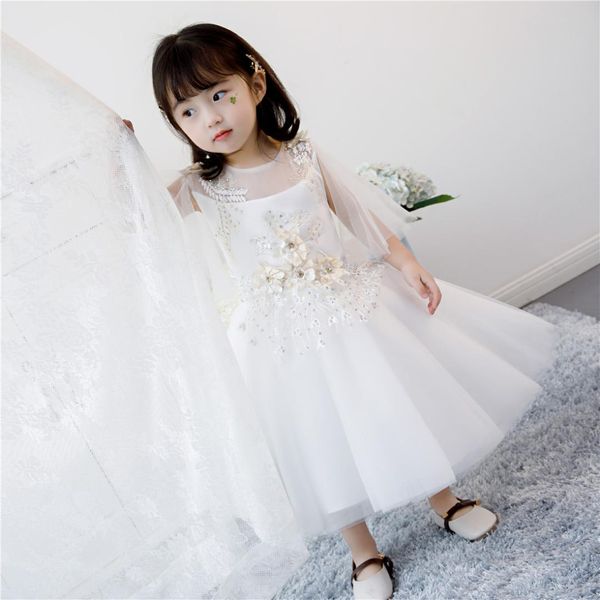 

white tulle sequin baby girl dress birthday party kids dress newborn infant christening baptism gown baby first communion gown, Red;yellow
