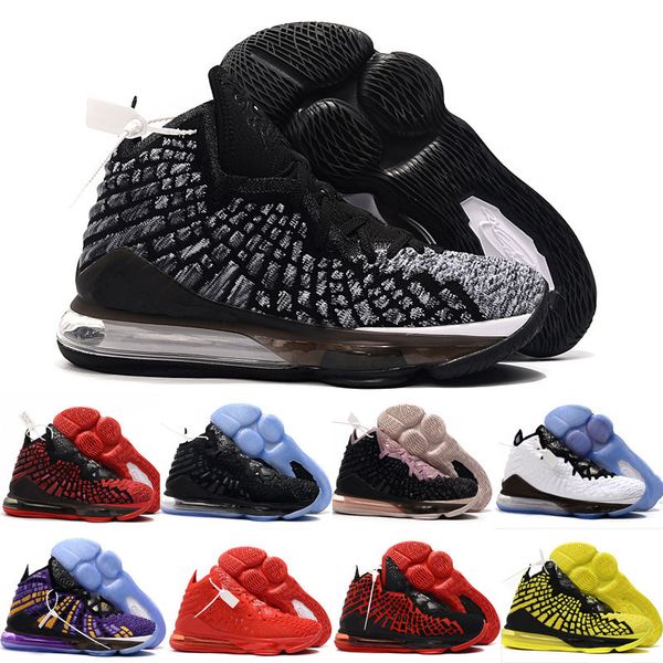 

2019 баскетбольная обувь james mens equality oreo bred 17s боевая вязка дизайнерская подушка корзинки спортивные кроссовки мужчины кроссовки