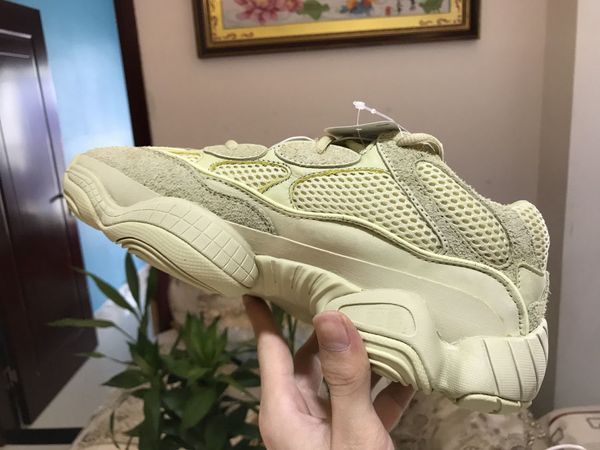 

2019 wave runner 500 blush desert rat salt 500 moon yellow black running shoes kanye west men women sneaker sports shoes 36-45