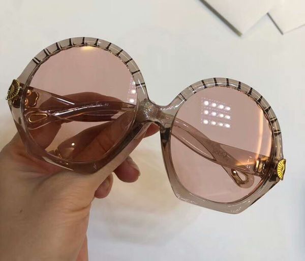 

designer 747sa nude round sunglasses women 747 sun glasses gafas de sol new wth box, White;black