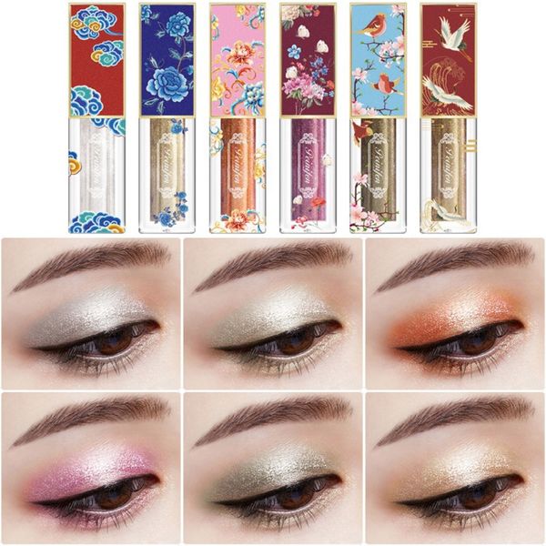 

ancient chinese style waterproof smudge-proof luminous glitter eyeshadow liquid liquid eye shadow set