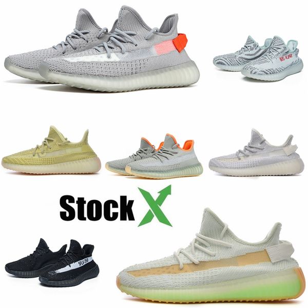 

2020 new v2 linen desert sage shoes kanye west men women running shoes sports training sneakers with box size eur 35-45 #qa202
