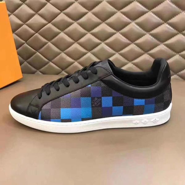 

fast delivery new style high-end luxury men's casual sneakers fashion brand autumn and winter shoes classic pattern kyje, Black
