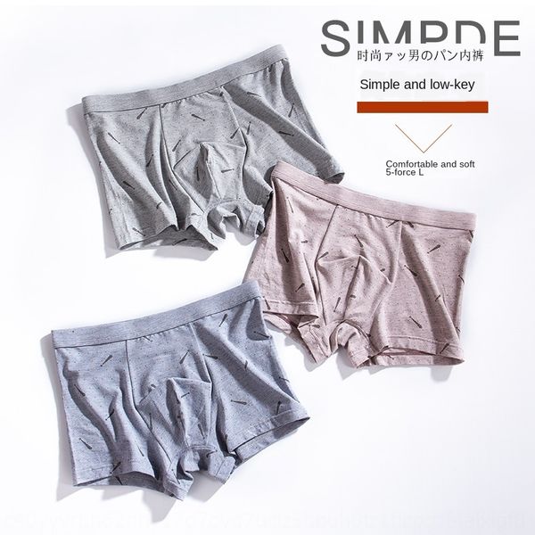 

pure printing simple boxer pants tide men's underwear pure cotton printing simple underwear cotton men's boxer pants tide, Black;white