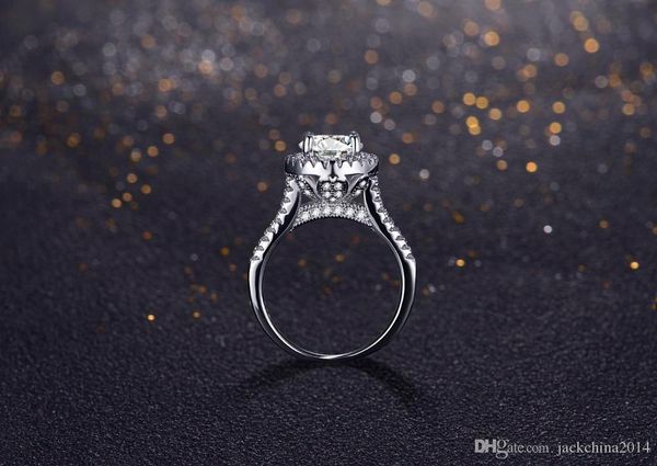 

fashion luxury women engagement jewelry 925 sterling silver 5a zc crystal zircon female wedding finger flower rings for lover gift