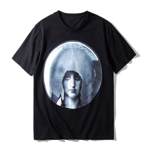 

summer new mens designer t shirt men women short sleeve mens designer round neck tees size s-2xl 3 colors, White;black