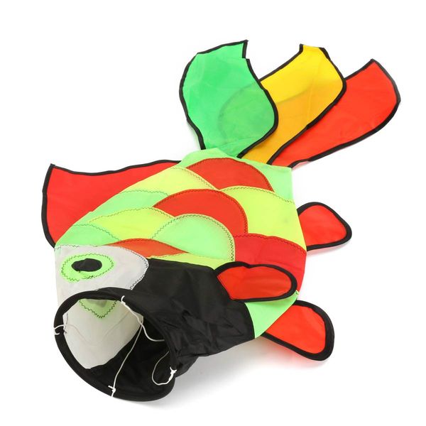 

decorative rainbow fish kite windsock line laundry wind socks spinner polyester kite windsock garden backyard camping kids toys
