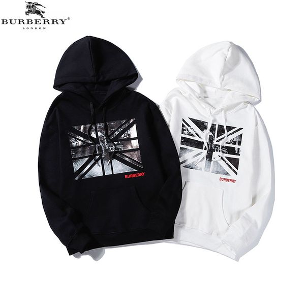 

burberri sweatshirt mens designer hoodie luxury logo print hoodie fashion slim sweatshirt boutique cotton sweatshirt casual wild hoodie, White;black