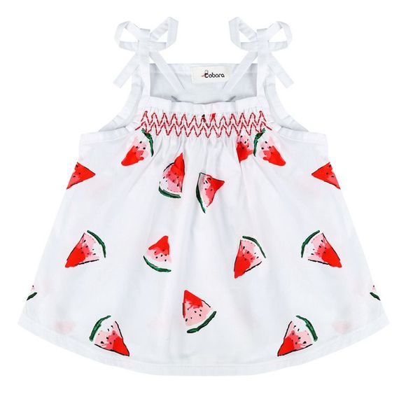 

2pcs baby girl set watermelon-printing lovely children sets summer bowknots harness kid's clothing suits #25, White