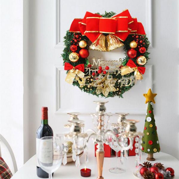 

garland decoration colorful home new charistmas wreath pvc diy craft l hanging ornament window door pendant