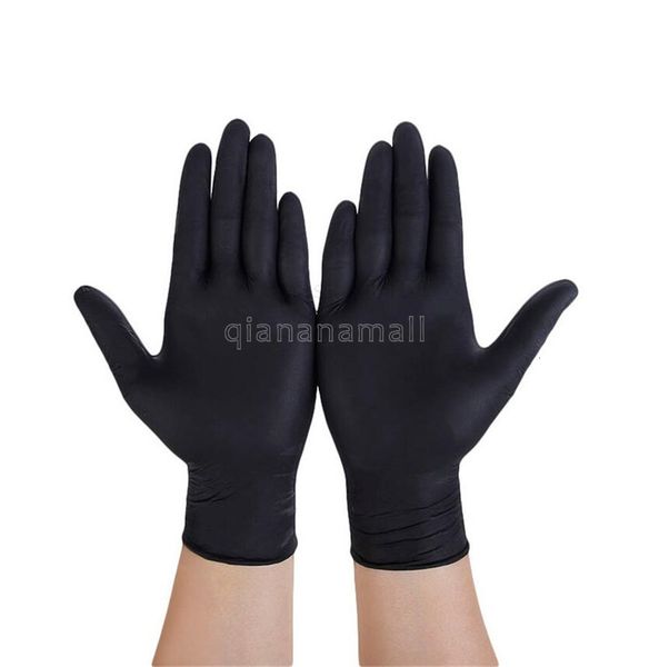 

protective disposable hands industrial set 100pcs garden kitchen restaurant cleaning latex nitrile gloves 3879 qa