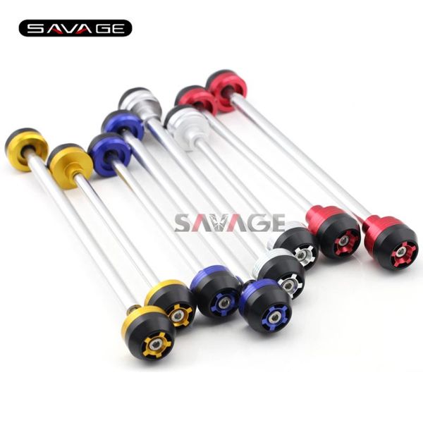 

for daytona 675 2006-2014 07 08 09 10 11 12 13 motorcycle aluminum front & rear axle fork crash sliders wheel protector