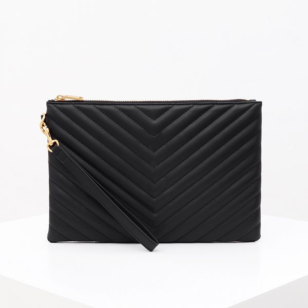 

classic v shape womens bag handbags purse real leather clutch bags celebrities evening bag ladies leisure and fashion joker wallet