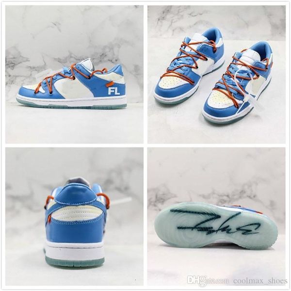 

sb dunk low x white pro og qs спортивная обувь белый синий оранжевый скейтборд обувь мужчины женщины прохладный дизайнер кроссовки