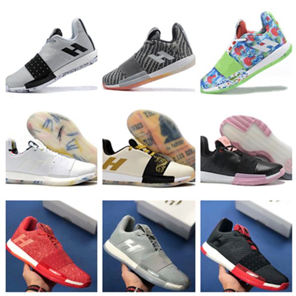 

2019 new arrival james harden 3 basketball shoes mens harden 3 gold/championship mvp finals training sneakers sport running shoes size 40-46