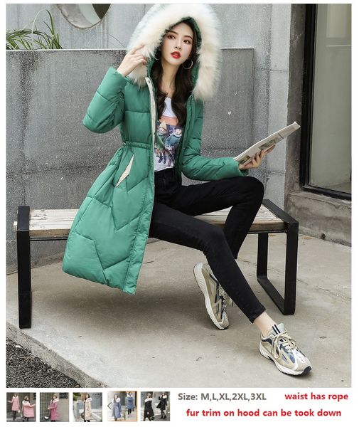 

6 = пружинный вниз пальто 42-80kg женщин синий черный бежевый зеленый розовый женский puffer jacket дизайнер осеннее пальто тонкий элегантны, Black