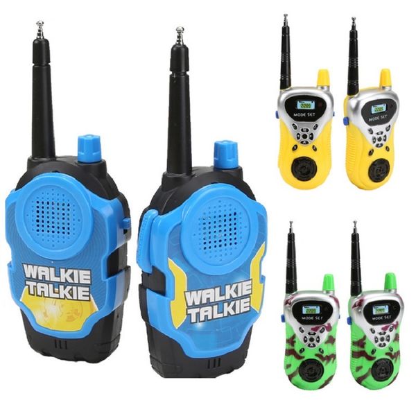 

2pcs kids toy mini walkie talkie intercom electronic interphone transceiver pmr woki toki 2 way radio children gift