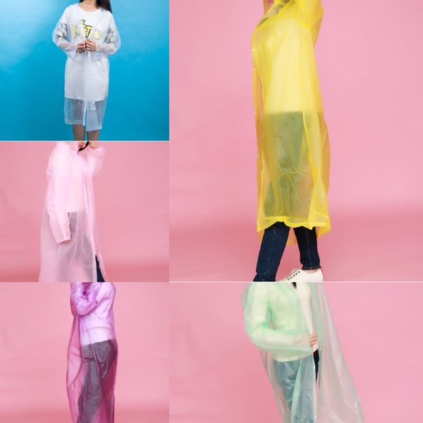 

fall in love with rainy days frosted pearl raincoat pvc poncho cloak bicycle outdoor bicycle thickened raincoat, Red;brown